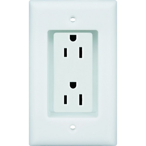 Morris 84004 Duplex Receptacle with Wall Plate