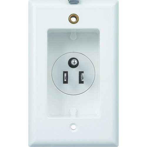 Morris 84006 Single-Gang Recessed Plug
