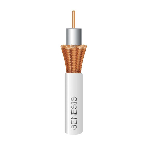 Southwire Genesis 50015501 RG59 Bare Copper Braid CCTV 500Ft White Pull Box