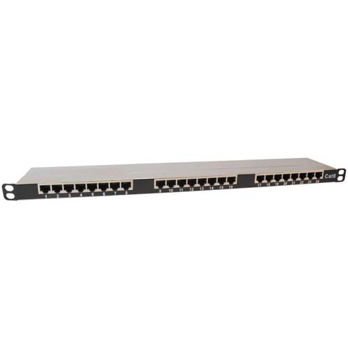 L-Com DCP110C6-24S 24 Port Shielded Cat6 Patch Panel