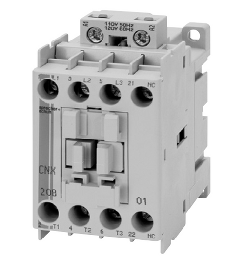 Sprecher & Schuh CNX-207-277 Non-Reversing, Three Pole Special Purpose Contactor with AC Coil