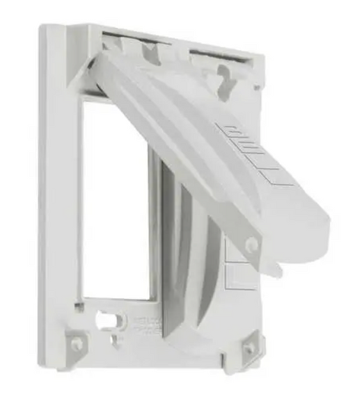Bell MX2050WH 2-Gang Flip Weatherproof Cover