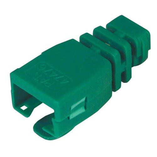 L-Com TDS8CVR-GN RJ45 Snap-on Strain Relief Boot - Green, Bag 50