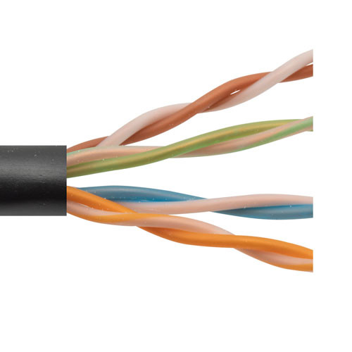 L-Com TOCILC5E-BLK-100F