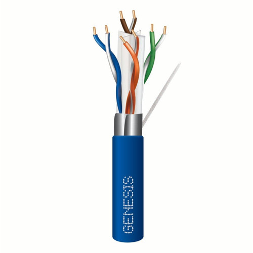Southwire Genesis 53931106 23/4PR Cat6A Plenum Blue 1000Ft. Pull Box