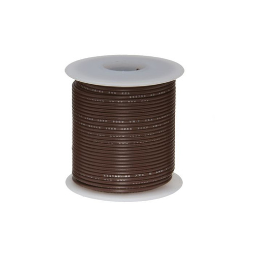 Philmore 78-22241 Brown 22 AWG Stranded Hook-Up Wire 100Ft