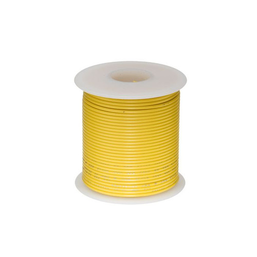 Philmore 78-22444 Yellow 24 AWG Stranded Hook-Up Wire 100Ft