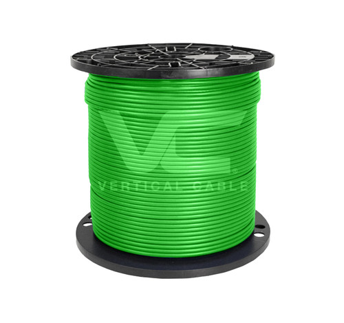 Vertical Cable 176-310/A/P/GR Cat6A Plenum 550MHz 1000Ft Spool Green