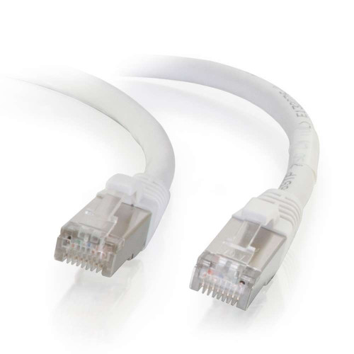 C2G CG00930 35Ft. Cat6 Snagless Shielded (STP) Ethernet Network Patch Cable - White
