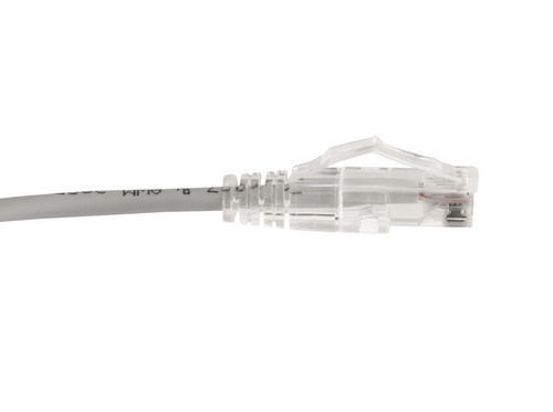 Vertical Cable 077-2022/1GY Cat6A 1Ft Gray Slim Patch Cord
