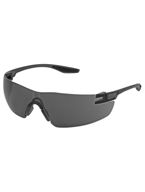 Bullhead Safety BH2833AF Discus Smoke Anti-Fog Lens, Frosted Black Frame Safety Glasses