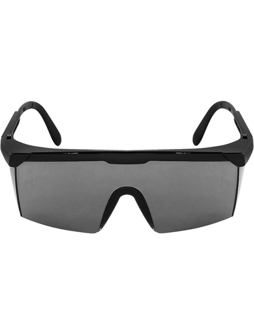Bullhead Safety BH353 Kaku Smoke Lens, Shiny Black Frame Safety Glasses