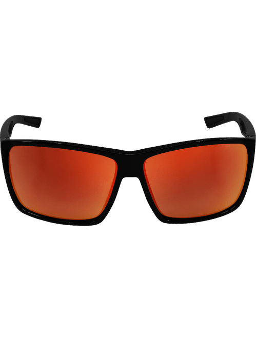 Bullhead Safety BH33510PFT Lionfish Red Mirror Performance Fog Technology Lens, Shiny Black Frame Safety Glasses