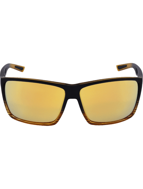 Bullhead Safety BH33618PFT Lionfish Gold Mirror Performance Fog Technology Lens, Tortoise/Black Frame Safety Glasses