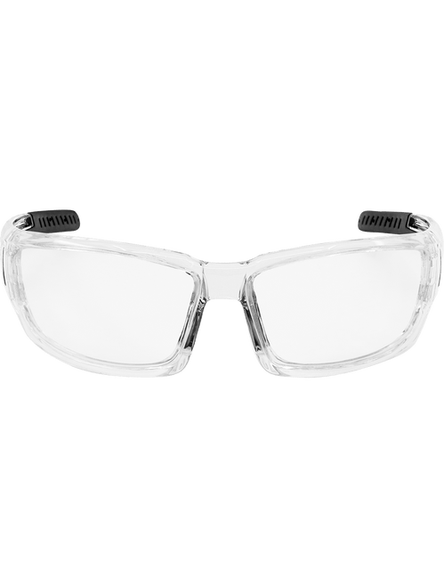 Bullhead Safety BH1411AF Maki Clear Anti-Fog Lens, Crystal Clear Frame Safety Glasses