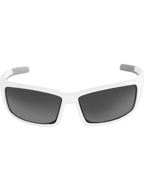Bullhead Safety BH14183AF Maki Smoke Anti-Fog Lens, Shiny White Frame Safety Glasses