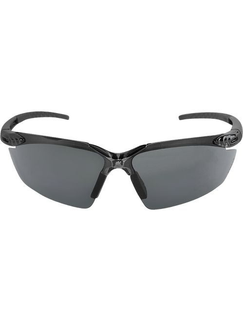 Bullhead Safety BH1133AF Mojarra Dark Smoke Anti-Fog Lens, Crystal Black Frame Safety Glasses