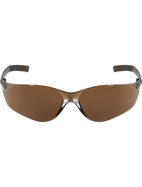Bullhead Safety BH578 Pavon Brown Lens, Frosted Brown Frame Safety Glasses
