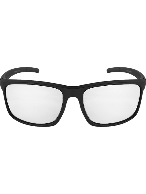 Bullhead Safety BH2761AF Pompano Clear Anti-Fog Lens, Matte Black Frame Safety Glasses