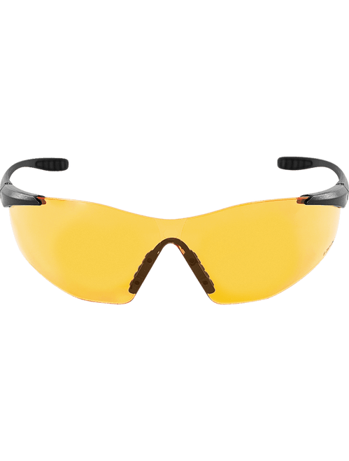 Bullhead Safety BH7615AF Snipefish Orange Anti-Fog Lens, Matte Black Frame Safety Glasses