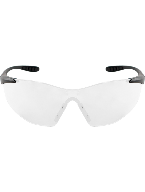 Bullhead Safety BH761AF Snipefish Clear Anti-Fog Lens, Matte Black Frame Safety Glasses