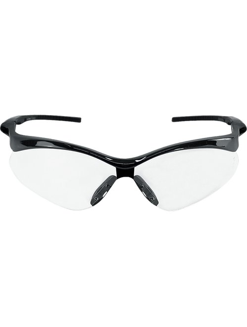 Bullhead Safety BH2251 Spearfish Clear Lens, Shiny Black Frame Safety Glasses