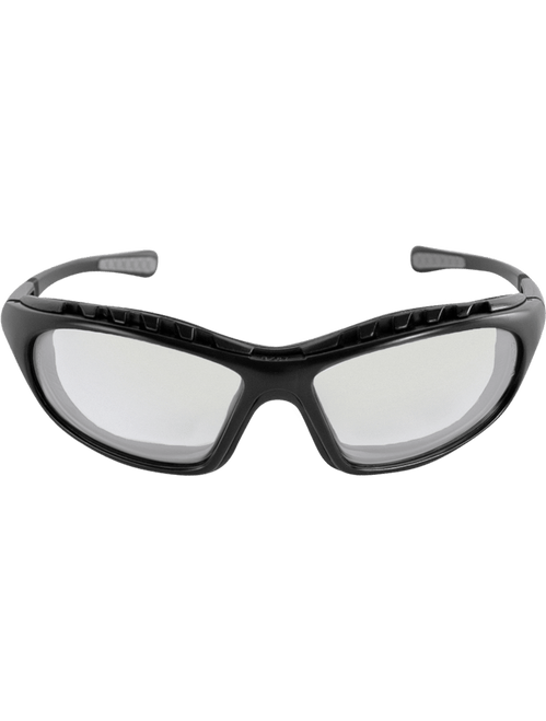 Bullhead Safety BH1366AF Steelhead Indoor/Outdoor Anti-Fog Lens, Matte Black Frame Safety Glasses