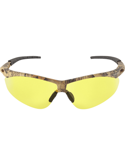 Bullhead Safety BH61084AF Stinger Yellow Anti-Fog Lens, Woodland Camouflage Frame Safety Glasses