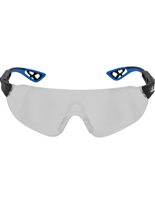 Bullhead Safety BH861AF Tetra Clear Anti-Fog Lens, Matte Black Frame Safety Glasses