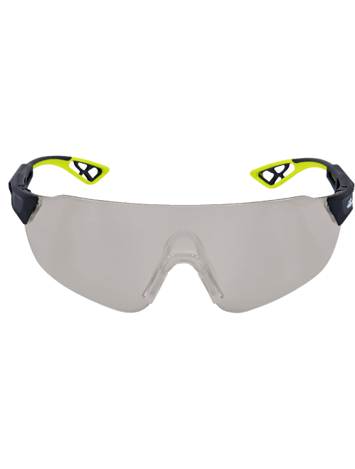 Bullhead Safety BH866AF Tetra Indoor/Outdoor Anti-Fog Lens, Matte Black Frame Safety Glasses