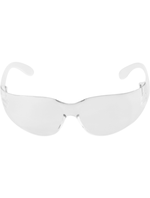 Bullhead Safety BH111-UC Torrent Clear Uncoated Lens, Frosted Clear Frame Safety Glasses