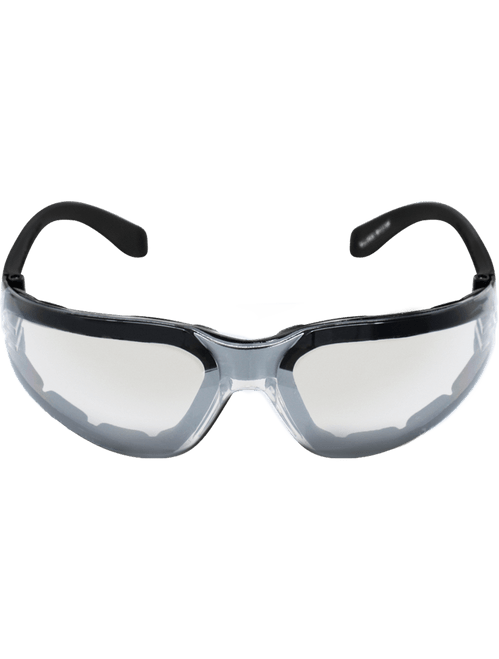Bullhead Safety BH13156AF Torrent Foam-Lined Indoor/Outdoor Anti-Fog Lens, Frosted Black Frame Safety Glasses