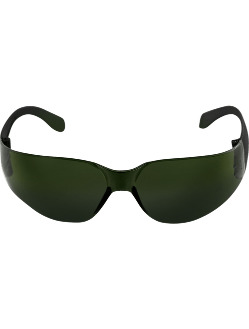 Bullhead Safety BH1417 Torrent Welding Green IR Shade 5.0 Lens, Matte Black Frame Safety Glasses