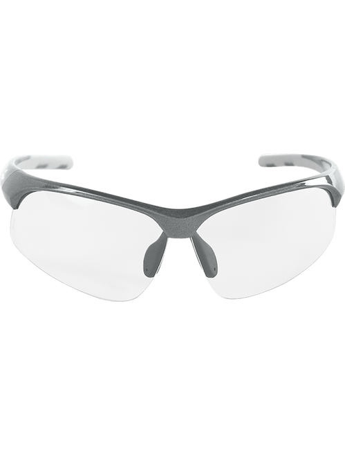 Bullhead Safety BH1691AF Wahoo Clear Anti-Fog Lens, Shiny Pearl Gray Frame Safety Glasses