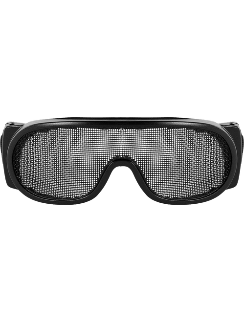 Bullhead Safety BH2962 Wire Mesh Lens, Matte Black Frame Safety Goggles