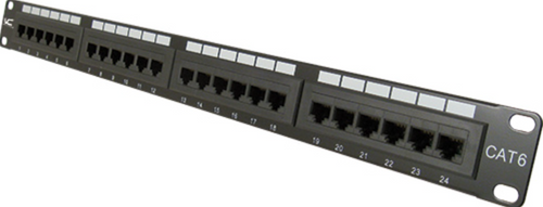 Vertical Cable 042-377/24 24 Port 1U 110 IDC Patch Panel