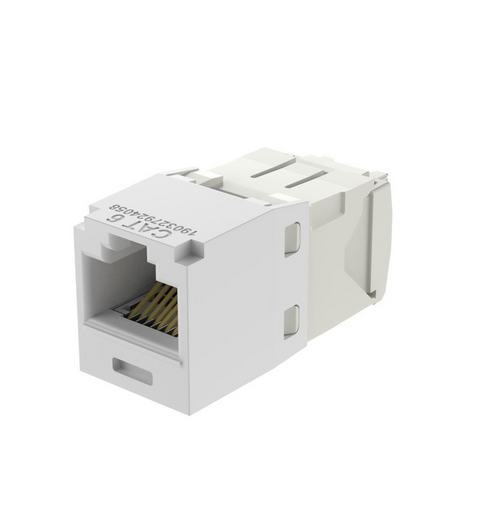 Panduit CJ688TGWH Mini-Com UTP RJ45 Cat6 White Jack Module