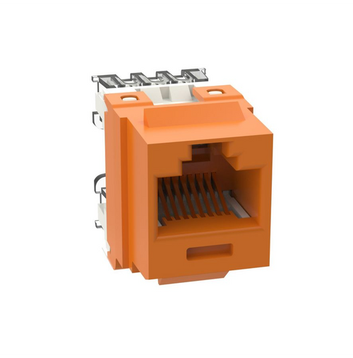 Panduit NK688MOR UTP RJ45 Cat6 Orange Punchdown Keystone Jack Module