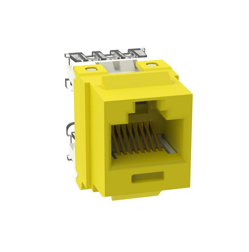 Panduit NK688MYL UTP RJ45 Cat6 Yellow Punchdown Keystone Jack Module
