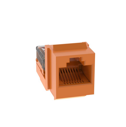 Panduit NK5E88MORY UTP RJ45 Cat5E Orange Punchdown Jack Module