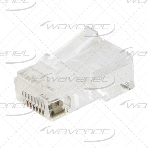 Wavenet RJ45-CAT5UTP-100PK RJ45 Cat5E Modular Plugs, 100 Pack