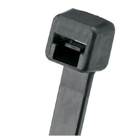 Panduit PLT3I-M0 11.4" Black Cable Ties, 1000 Pack
