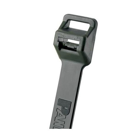Panduit PLT5EH-C0 20" Black Cable Ties, 100 Pack