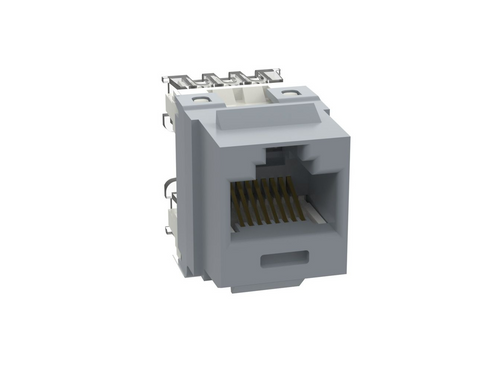 Panduit NK688MIG-Q Cat6 Gray Punchdown Keystone Jack Module, 25 Pack
