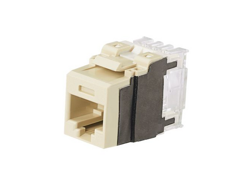 Panduit NK6X88MEI NetKey Cat6A Electric Ivory Keystone Jack
