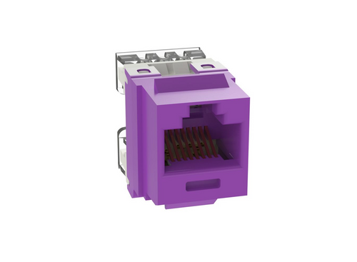 Panduit NKP5E88MVL Violet NetKey Cat5E Punchdown Jack