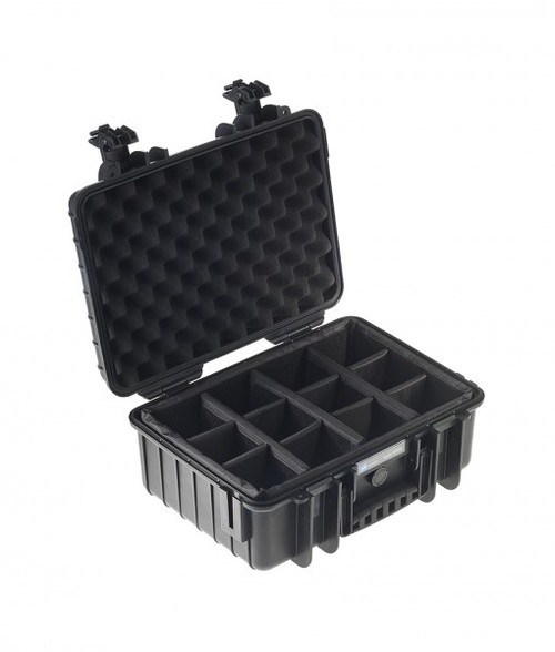 B&W 4000/B/RPD Type 4000 Black Outdoor Waterproof Case