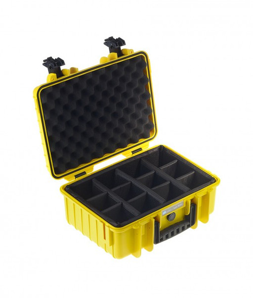 B&W 4000/Y/RPD Type 4000 Yellow Outdoor Waterproof Case