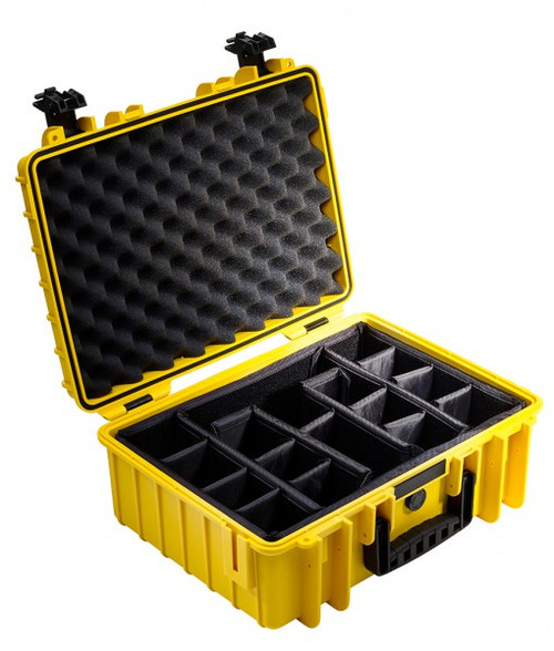B&W 5000/Y/RPD Type 5000 Yellow Outdoor Waterproof Case