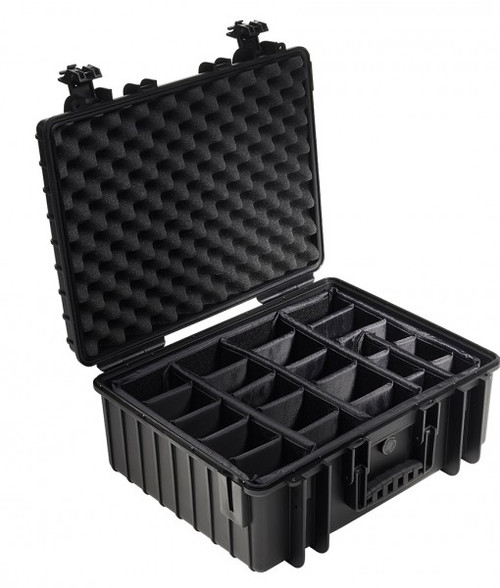 B&W 6000/B/RPD Type 6000 Black Outdoor Waterproof Case